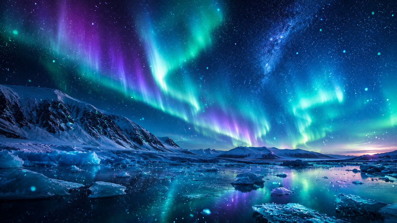 Aurora background